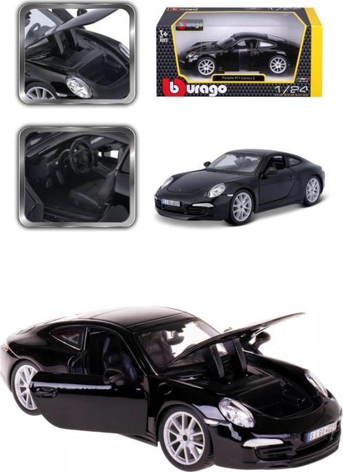 1:24 Porsche 911 S Model Araba - Siyah