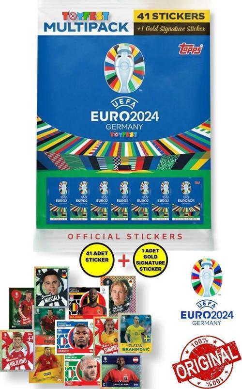 Almanya Euro 2024 Avrupa Şampiyonası Match Attax - Resmi Futbolcu Multipack Stickers