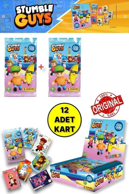 Panini Stumble Guys Koleksiyon Kartları - 2 Paket (12 Adet Kart)