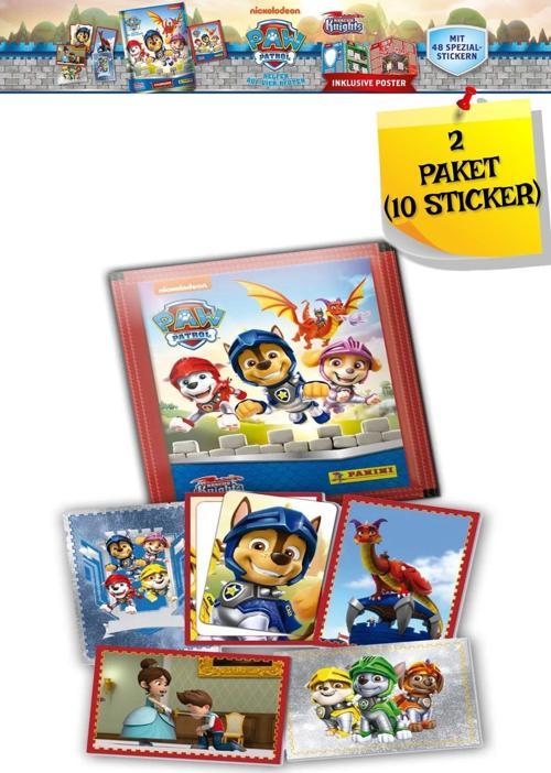 Panini Paw Patrol Sticker Çıkartma - 2 Paket ( 10 Adet Sticker )