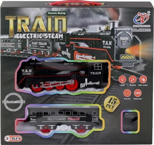 Dumanlı Sesli Işıklı Tren 15 Parça