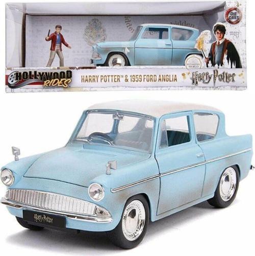 1:24 Harry Potter & 1959 Ford Anglia Model Araba