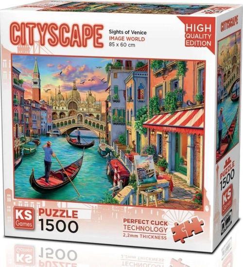 Ks Games Sights Of Venice Puzzle 1500 Parça 22029