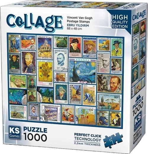 Ks Games Postage Stamps - Gogh Puzzle 1000 Parça 20760