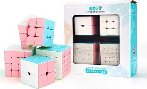 Moyu Macarons 2X2, 3X3, 4X4 Ve 5X5 Cube Set