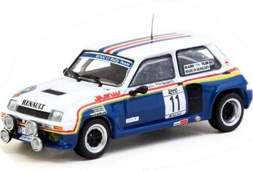 Tarmac Works 1/64 Renault 5 Turbo Rally Costa Brava 1985 #11 Koleksiyonluk Metal Model Araba
