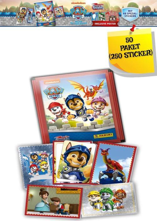 Panini Paw Patrol Sticker Çıkartma - 50 Paket ( 250 Adet Sticker )