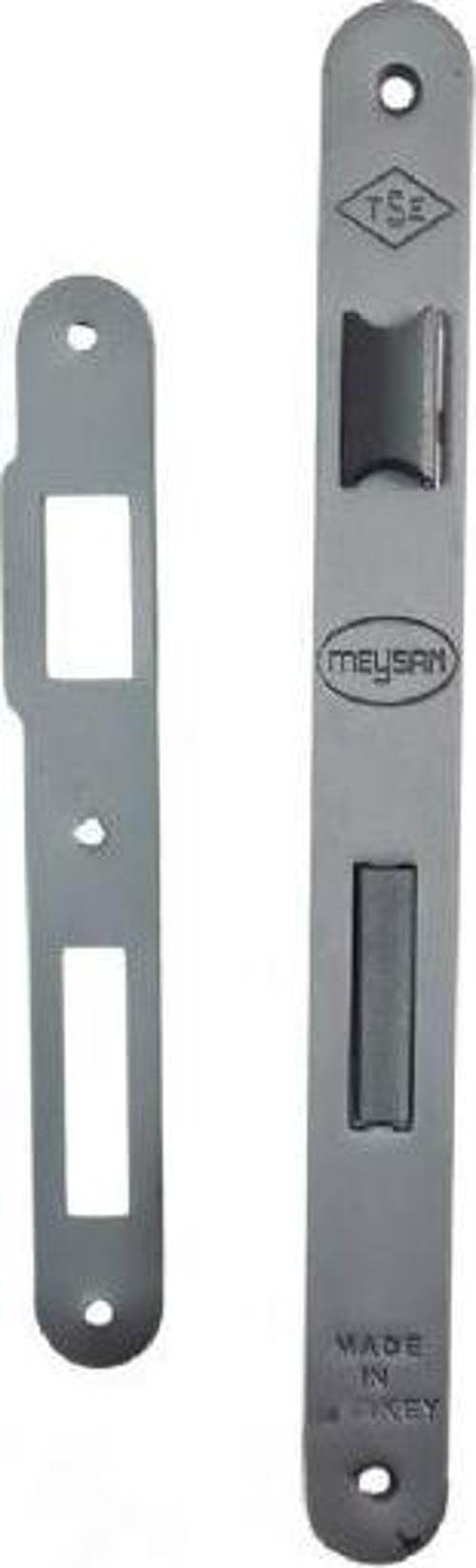 Meysan 40 mm oval ayna ANTRASİT rengi ekstra WC kapı kilidi