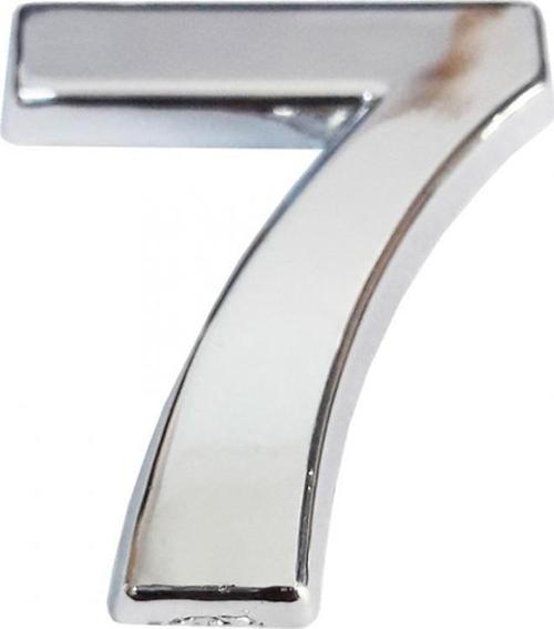Krom Yapışkanlı 7 Rakamı 5 cm