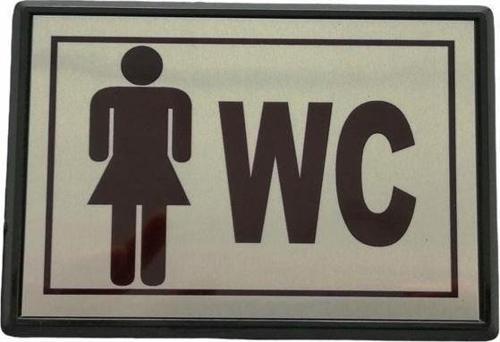Yönlendirme Büyük WC Bayan 13X8,5 cm