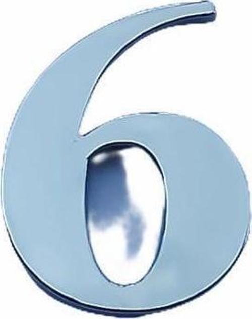 Villa Boy 6 Rakamı 8,5 cm Yapışkanlı