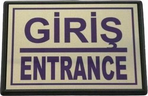 Yönlendirme Küçük Giriş 10X7 cm
