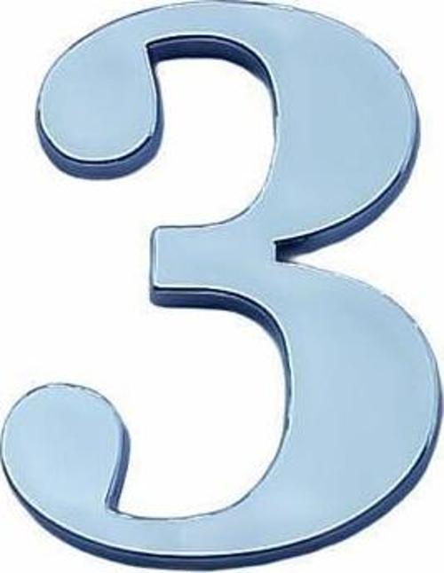 Villa Boy 3 Rakamı 8,5 cm Yapışkanlı