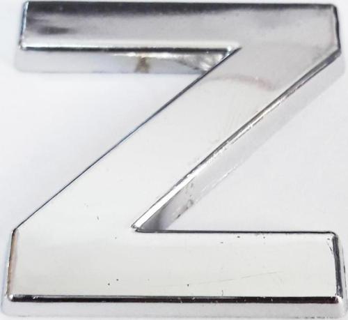 Z Harfi  3,75 cm Krom Yapışkanlı