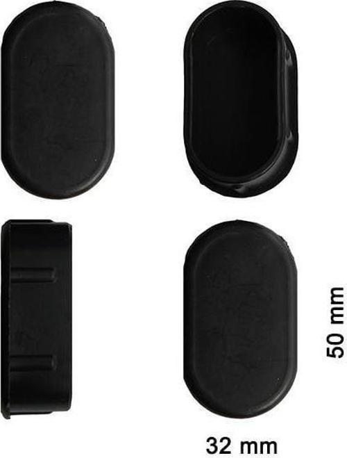 Oval Profil İç Tapa 32x50 mm 4 Adet