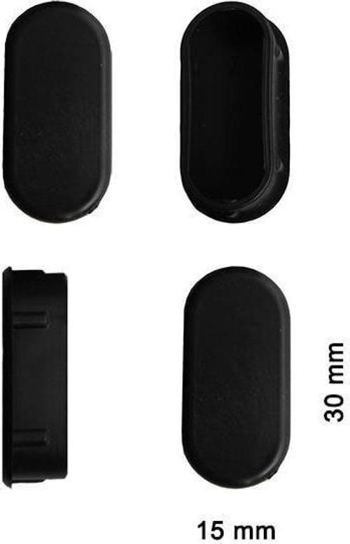 Oval Profil İç Tapa 15x30 mm 4 Adet