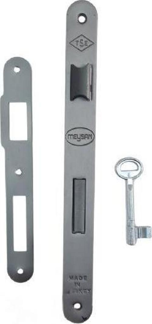 Meysan 40 mm oval ayna ANTRASİT rengi ekstra oda kapı kilidi