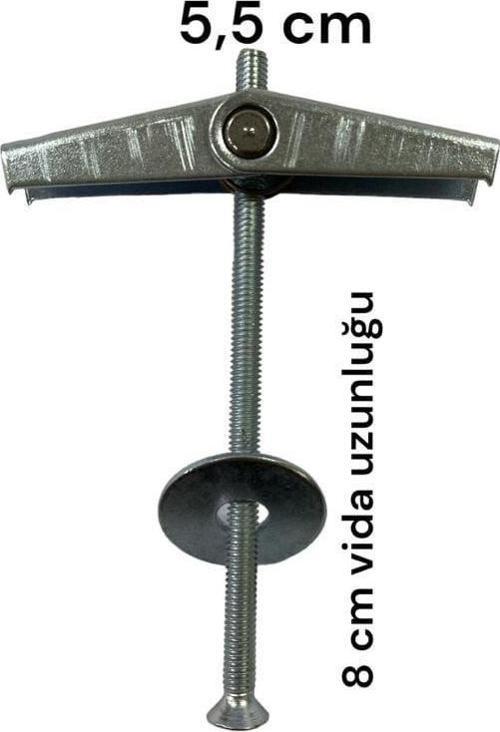 Alçıpan Askı Dübel Yaylı 12X80 5 Adet