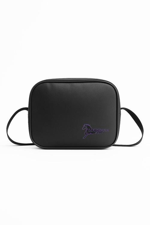 Termoslu Beslenme Çantası Siyah Mor 1142