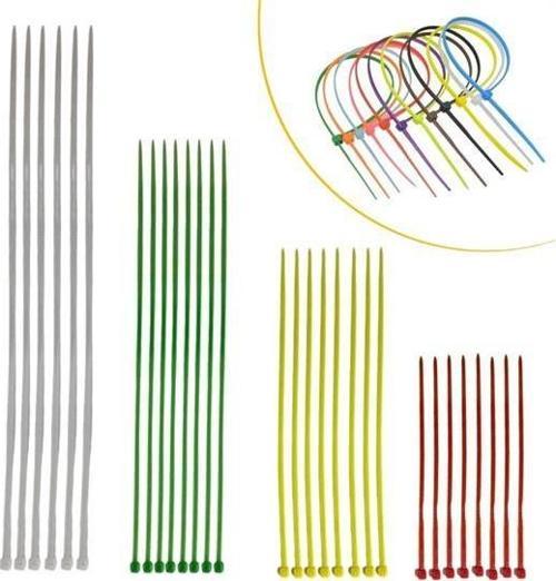 30 Parça Plastik Kablo Kelepçe Seti Kablo Düzenleyici Bağlama Bantları  GO50608201010