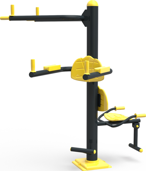 Dış Mekan Spor Aleti, Üçlü Vücut Geliştirme Aleti EKS03