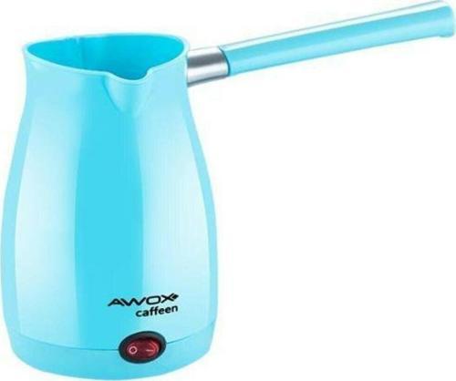AWOX CAFFEEN  MAVİ  ELEKTRİKLİ CEZVE  TÜRK KAHVESİ  MAKİNESİ  PLASTİK   ÇİFT AĞIZ   0.4LT - 5 FİNCAN   1000W  GO5060Gok111066