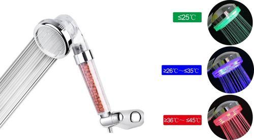 Renk Değiştiren Led Işıklı Tasarruflu Tazyikli Duş Başlığı  GO50601676360