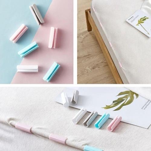 12 Adet Çok Amaçlı Çarşaf Tutucu, Sabitleyici ,Kaydırmaz Nevresim Örtü Düzenleyici Klipsler GO50603979950