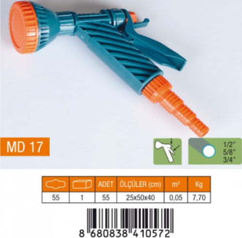 TETİKLİ TABANCA SÜZEK 1/2-5/8-3/4 NORMAL REKOR  GO50607532550