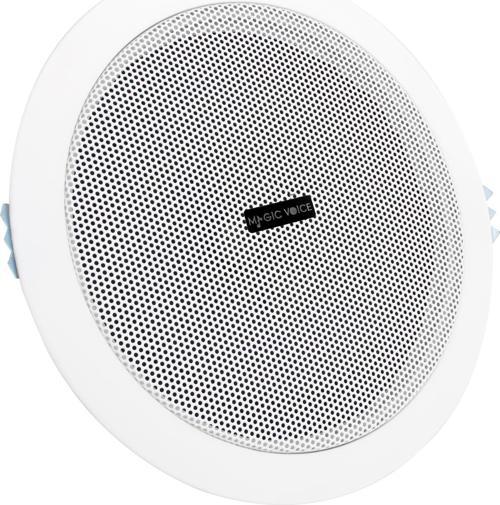 MAGICVOICE MV-6724  5 13 CM 8 OHM 6 W BEYAZ ALÇIPAN HOPARLÖR TRAFOSUZ  GO50604247020