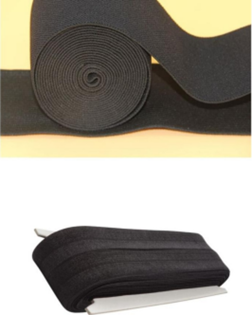 SİYAH - 1.5CM PAÇA LASTİK YASSI GENİŞ 10MT.  GO50604403830