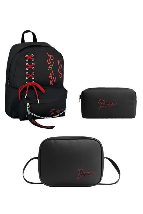 Okul Seti – Çanta + Termal Beslenme + Kalemlik Kırmızı 1141