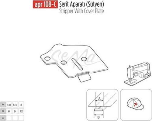 Apere Sütyen Şerit Aparatı 25X12 / Apr 108-C