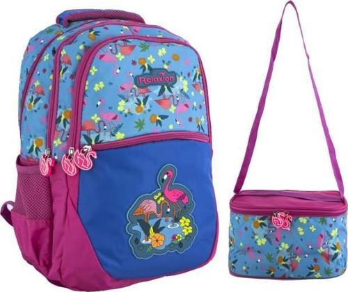 Relxion İlkokul Çantası Beslenmeli Flamingo 1350