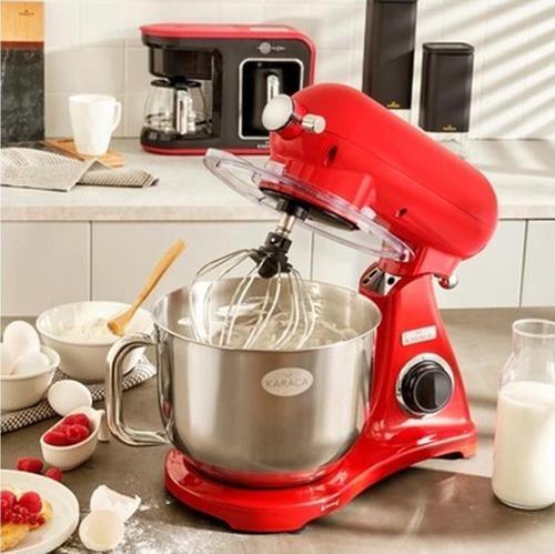 2in1 Hamur Yoğurma Kıyma Çekme 1800W Güç 6,2 Lt Geniş Hacimli Full Döküm Mutfak Şefi + Onerous Mutfak Tartısı Hediye