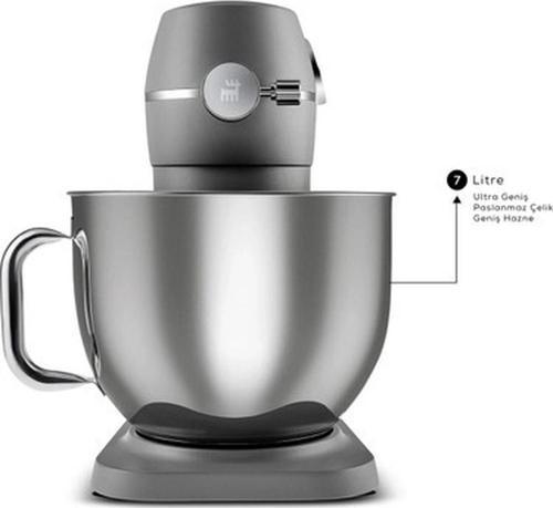 Multichef Dokunmatik Ekran 1800W  7 Litre 10 Hız Kademeli Premium Döküm Mikser