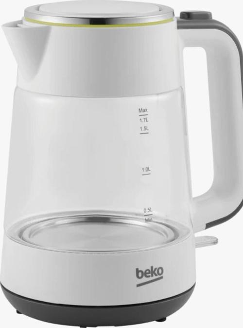 LED Aydınlatmalı Güçlü 1.7 L 2400 W Cam Kettle