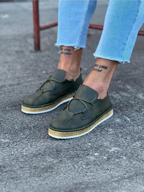 Haki Erkek Casual Ayakkabı