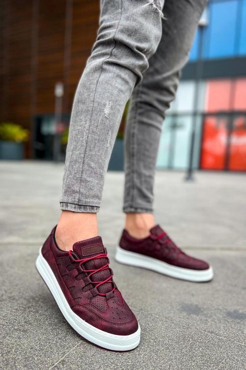 MD040 CBT C-Rey Erkek Ayakkabı BORDO