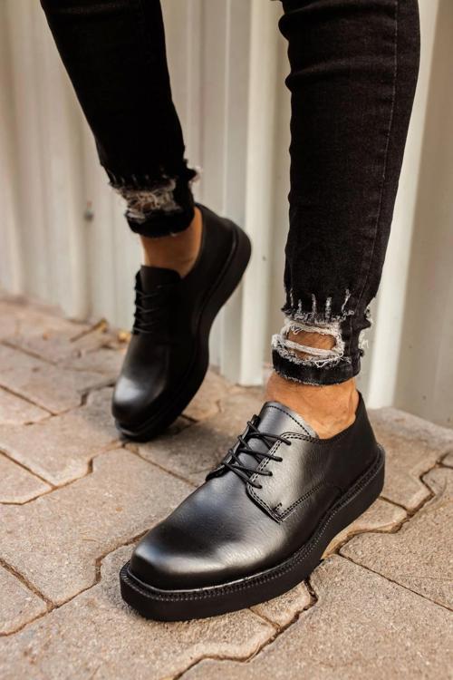 MD001 FST Classic Lace Erkek Ayakkabı SIYAH
