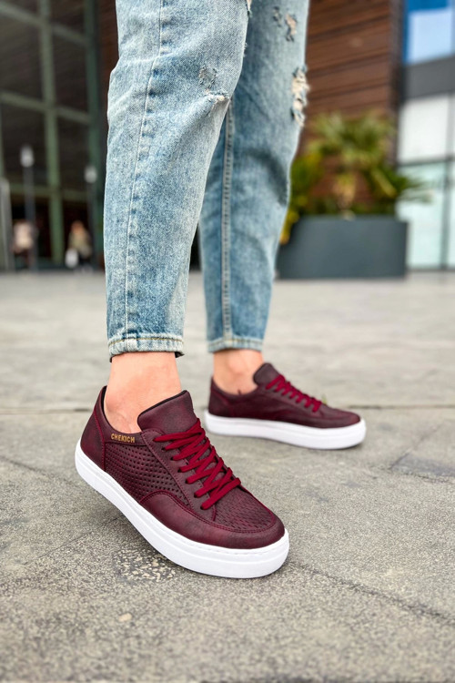 MD015 CBT First Edition Erkek Ayakkabı BORDO