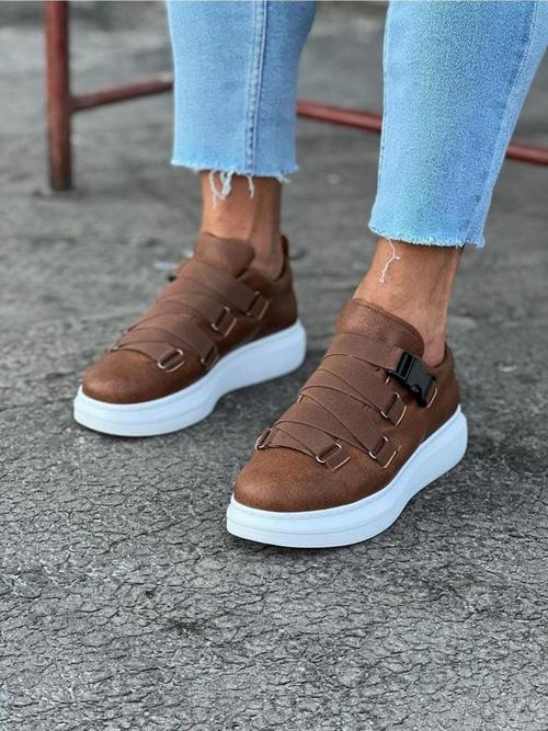 Taba Erkek Yüksek Taban  Ayakkabı