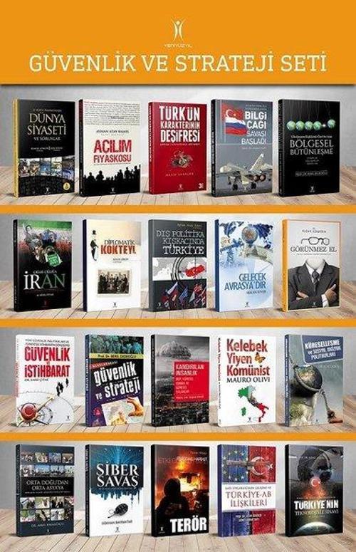 Güvenlik ve Strateji Set-20 Kitap Takım