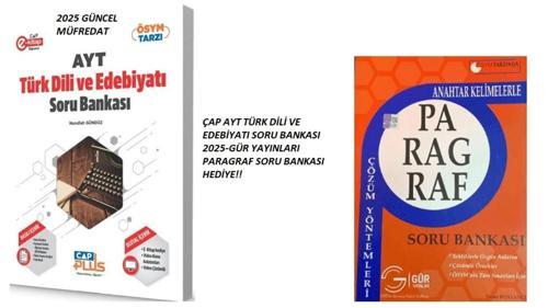 ÇAP AYT TÜRK DİLİ VE EDEBİYATI SORU BANKASI 2025(GÜR YAYINLARI PARAGRAF SORU BANKASI HEDİYELİ!!)