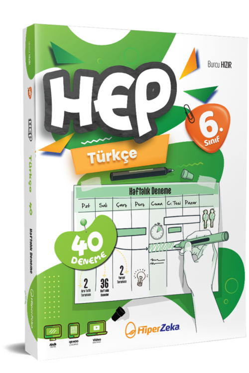 HİPER ZEKA HEP 6 TÜRKÇE 40  DENEME