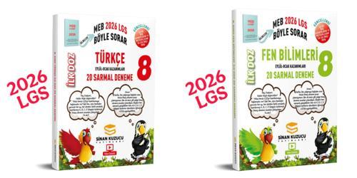 2026 LGS  türkçe ilk doz deneme ve fen bilimleri ilk doz deneme sinan kuzucu