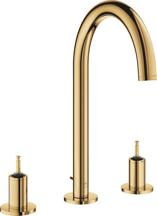 Atrio Private Collection Üç Delikli Lavabo Bataryası 1/2" L-Boyut - 20593GL0