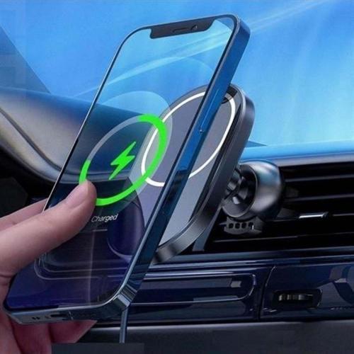 15W Mıknatıslı Takılabilen Hızlı Şarj Tüm Cihaz Ve Araçlara Uyumlu Araç Içi Şarj Cihazı