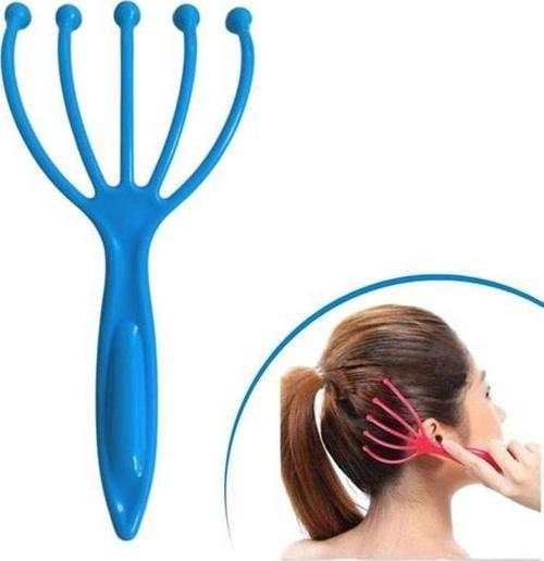 Çok Fonksiyonlu 5 Uçlu Bilyeli Baş Boyun Bacak Kol Masaj Alet Rahatlatıcı Kafa Masaj Aparatı