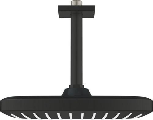 Tempesta 250 Cube Tepe Duşu Seti 142 mm, Tek Akışlı Mat Siyah - 266882430
